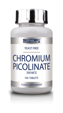 Пиколинат хрома Scitec Chromium Picolinate 200 мкг  (100 таб)