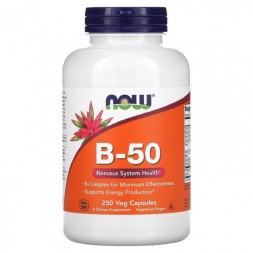Комплексы витаминов и минералов NOW B-50   (250 vcaps)
