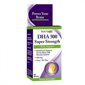 Ноотропы Natrol DHA 500 мг  (30 капс)