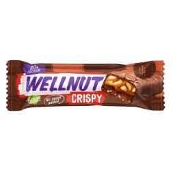 Протеиновые батончики и шоколад FitKit Wellnut Crispy  (45 гр.)
