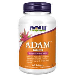 Комплексы витаминов и минералов NOW Adam Superior Men's Multiple Vitamin  (60 таб)