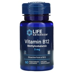 Витамины группы B Life Extension Life Extension Vitamin B12 Methylcobalamin 500 mcg 100 veg lozenges  (100 lozenges)