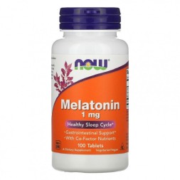 Добавки для сна NOW Melatonin 1mg  (100 tabs)